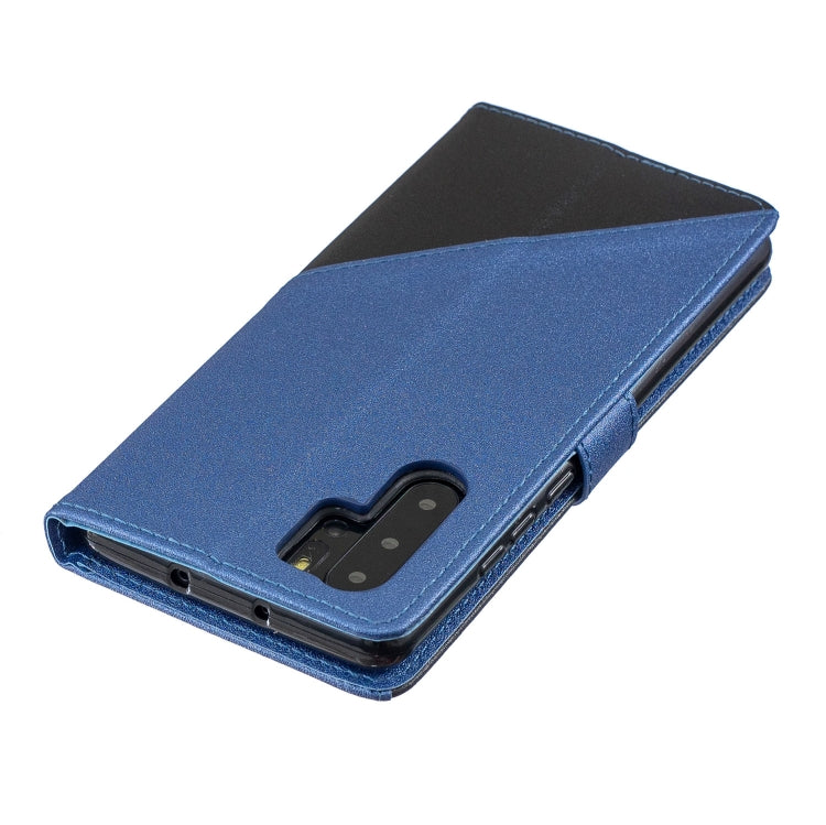For Huawei P30 Pro Matching Color Frosted Texture Horizontal Flip PU Leather Case with Holder & Card Slots & Lanyard