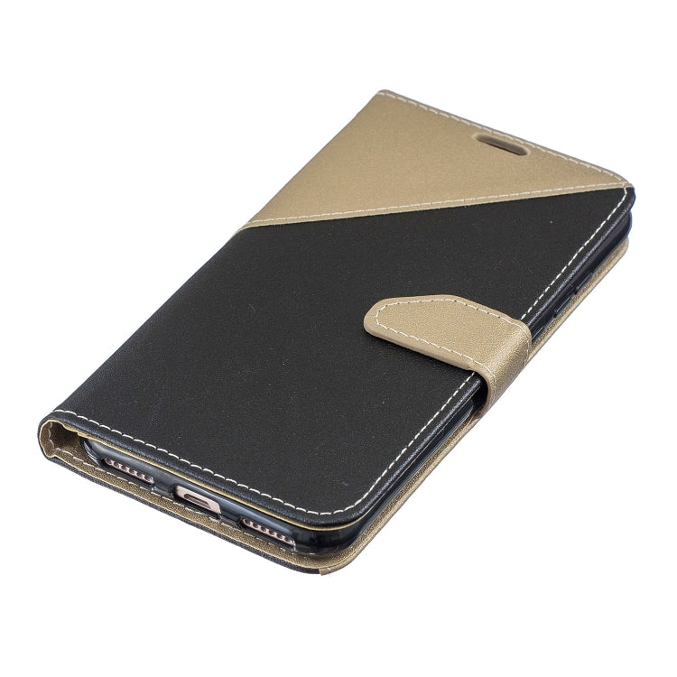 For Huawei Y6ï¼ˆ2019ï¼‰ Matching Color Frosted Texture Horizontal Flip PU Leather Case with Holder & Card Slots & Lanyard