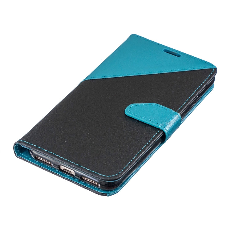 For Huawei Y6ï¼ˆ2019ï¼‰ Matching Color Frosted Texture Horizontal Flip PU Leather Case with Holder & Card Slots & Lanyard