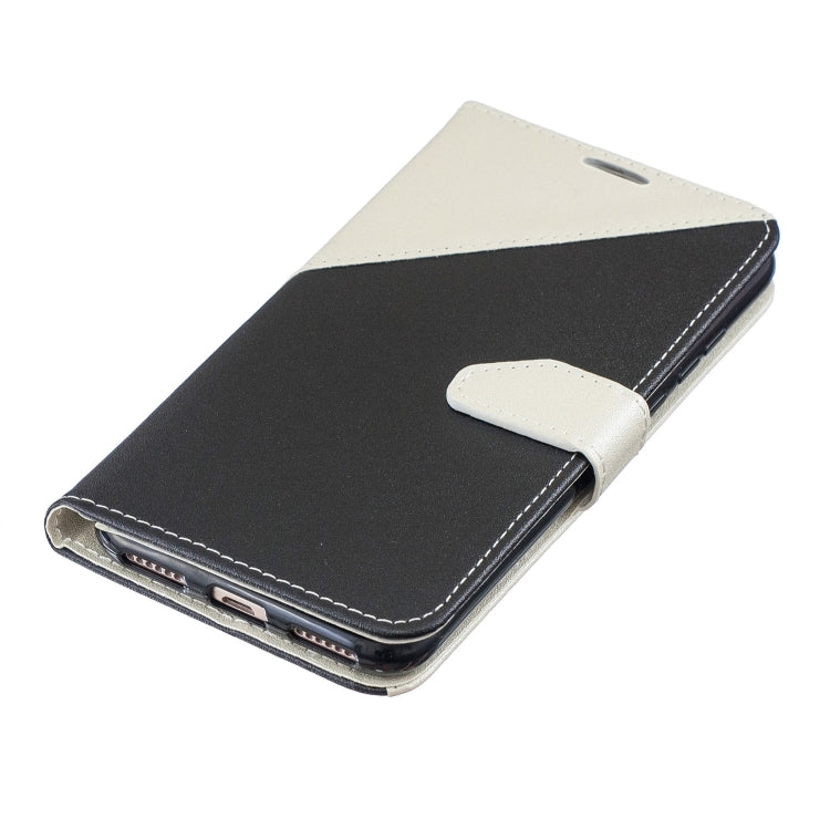 For Huawei Y6ï¼ˆ2019ï¼‰ Matching Color Frosted Texture Horizontal Flip PU Leather Case with Holder & Card Slots & Lanyard