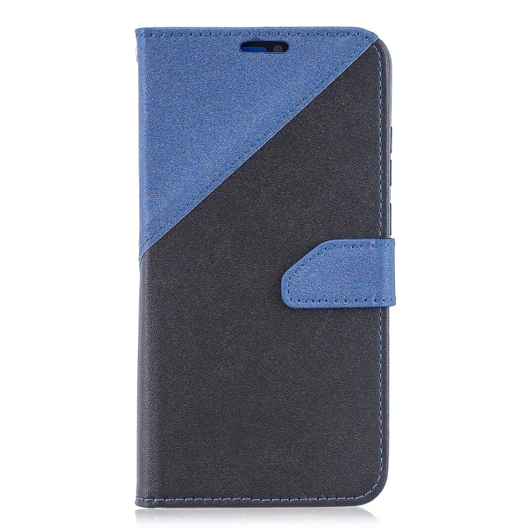 For Huawei Y6ï¼ˆ2019ï¼‰ Matching Color Frosted Texture Horizontal Flip PU Leather Case with Holder & Card Slots & Lanyard