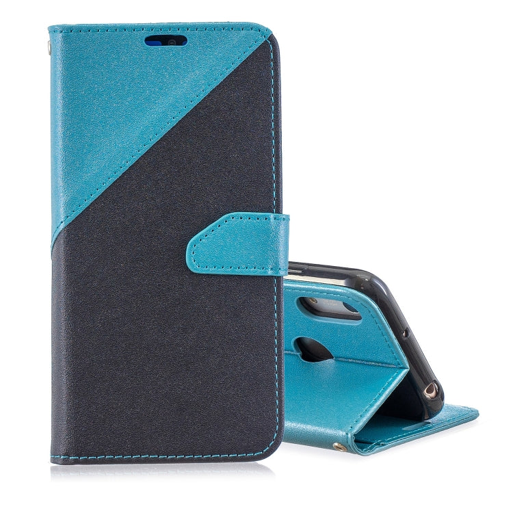 For  Huawei Y7ï¼ˆ2019ï¼‰ Matching Color Frosted Texture Horizontal Flip PU Leather Case with Holder & Card Slots & Lanyard