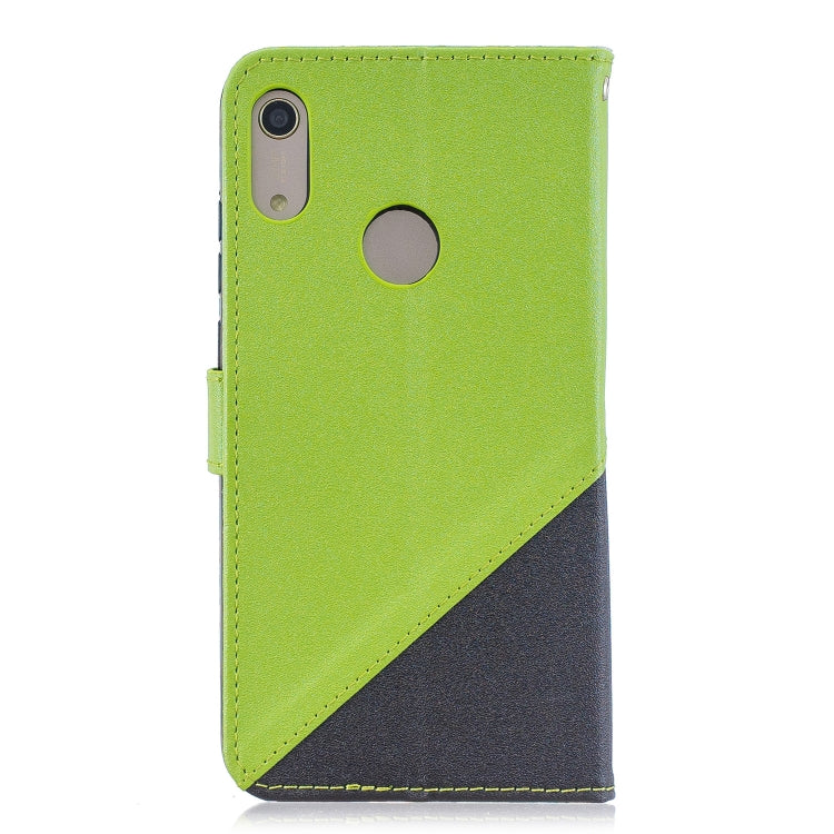 For  Huawei Y7ï¼ˆ2019ï¼‰ Matching Color Frosted Texture Horizontal Flip PU Leather Case with Holder & Card Slots & Lanyard