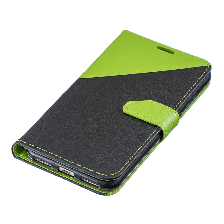 For  Huawei Y7ï¼ˆ2019ï¼‰ Matching Color Frosted Texture Horizontal Flip PU Leather Case with Holder & Card Slots & Lanyard