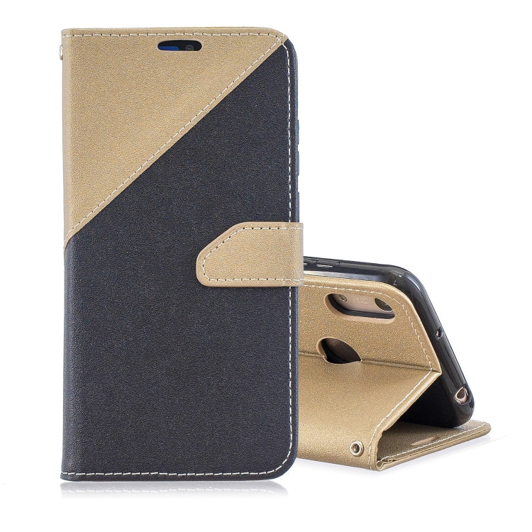 For  Huawei Y9ï¼ˆ2019ï¼‰ Matching Color Frosted Texture Horizontal Flip PU Leather Case with Holder & Card Slots & Lanyard
