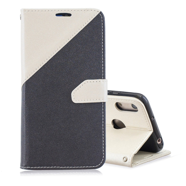 For  Huawei Y9ï¼ˆ2019ï¼‰ Matching Color Frosted Texture Horizontal Flip PU Leather Case with Holder & Card Slots & Lanyard