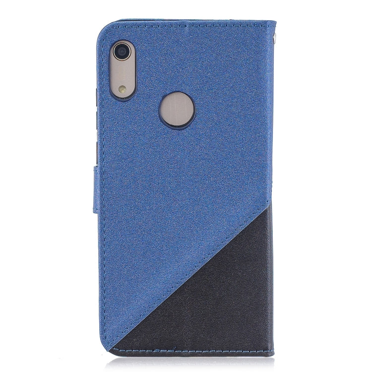 For  Huawei Y9ï¼ˆ2019ï¼‰ Matching Color Frosted Texture Horizontal Flip PU Leather Case with Holder & Card Slots & Lanyard