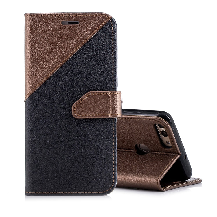 For Huawei Lmagine 7S Matching Color Frosted Texture Horizontal Flip PU Leather Case with Holder & Card Slots & Lanyard