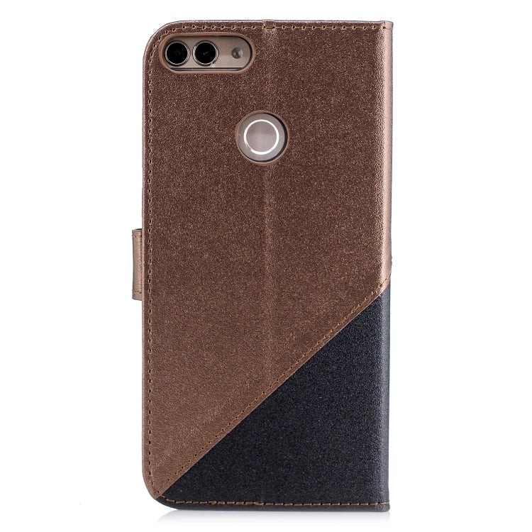 For Huawei Lmagine 7S Matching Color Frosted Texture Horizontal Flip PU Leather Case with Holder & Card Slots & Lanyard