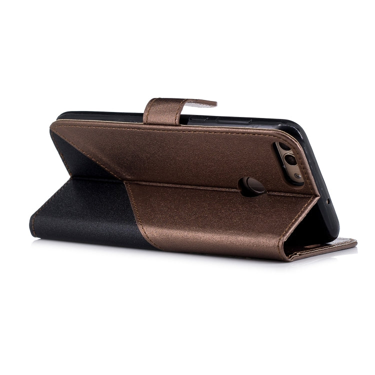 For Huawei Lmagine 7S Matching Color Frosted Texture Horizontal Flip PU Leather Case with Holder & Card Slots & Lanyard