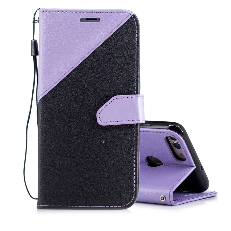 For Huawei Lmagine 7S Matching Color Frosted Texture Horizontal Flip PU Leather Case with Holder & Card Slots & Lanyard
