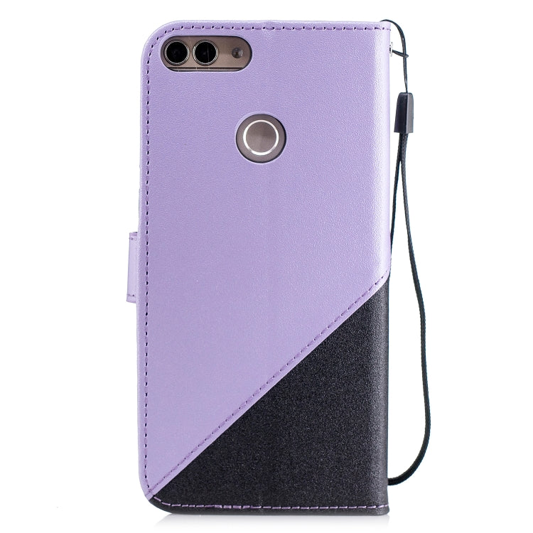 For Huawei Lmagine 7S Matching Color Frosted Texture Horizontal Flip PU Leather Case with Holder & Card Slots & Lanyard