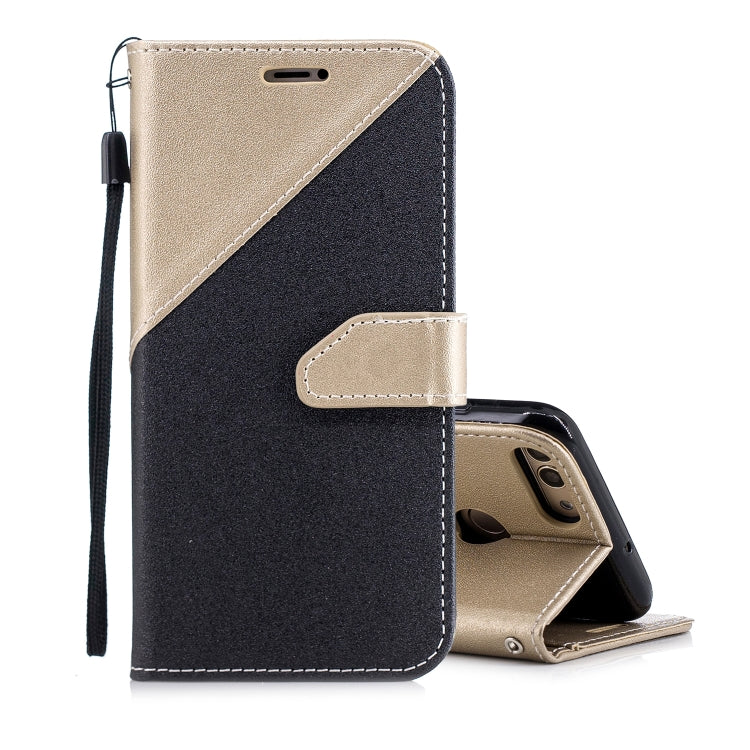 For Huawei Lmagine 7S Matching Color Frosted Texture Horizontal Flip PU Leather Case with Holder & Card Slots & Lanyard