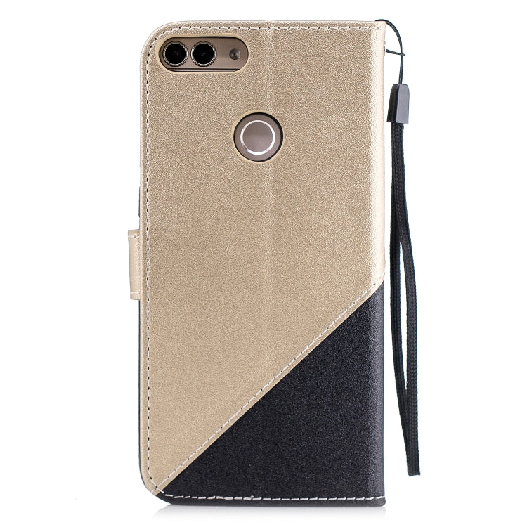 For Huawei Lmagine 7S Matching Color Frosted Texture Horizontal Flip PU Leather Case with Holder & Card Slots & Lanyard