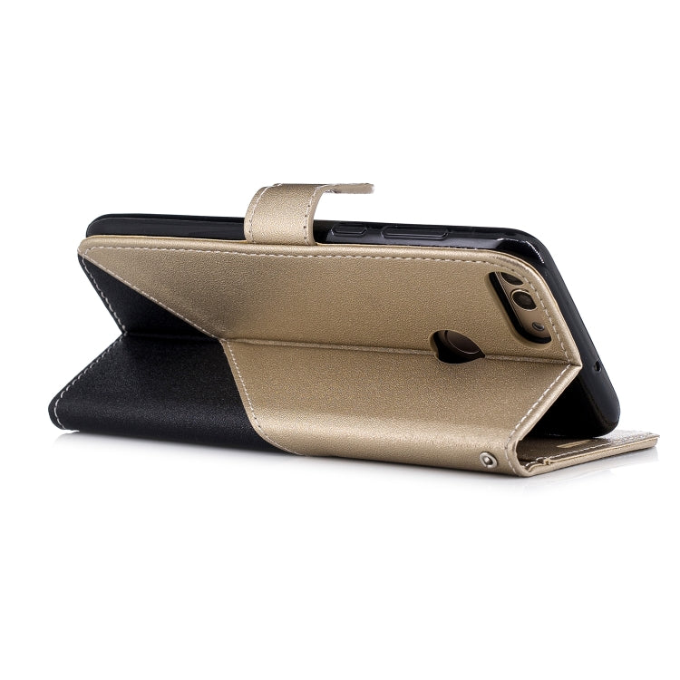 For Huawei Lmagine 7S Matching Color Frosted Texture Horizontal Flip PU Leather Case with Holder & Card Slots & Lanyard
