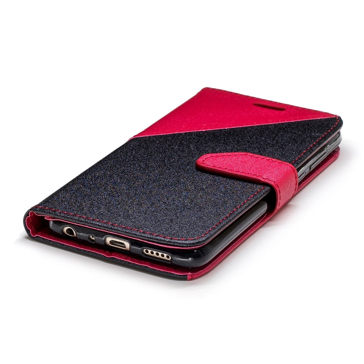 For Huawei Lmagine 7S Matching Color Frosted Texture Horizontal Flip PU Leather Case with Holder & Card Slots & Lanyard