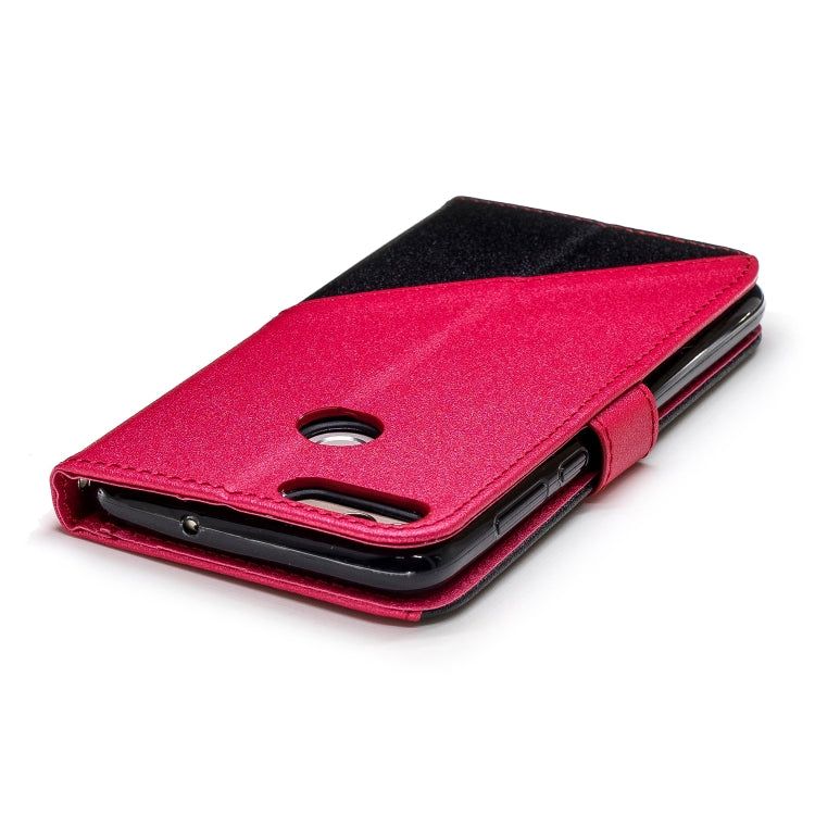 For Huawei Lmagine 7S Matching Color Frosted Texture Horizontal Flip PU Leather Case with Holder & Card Slots & Lanyard