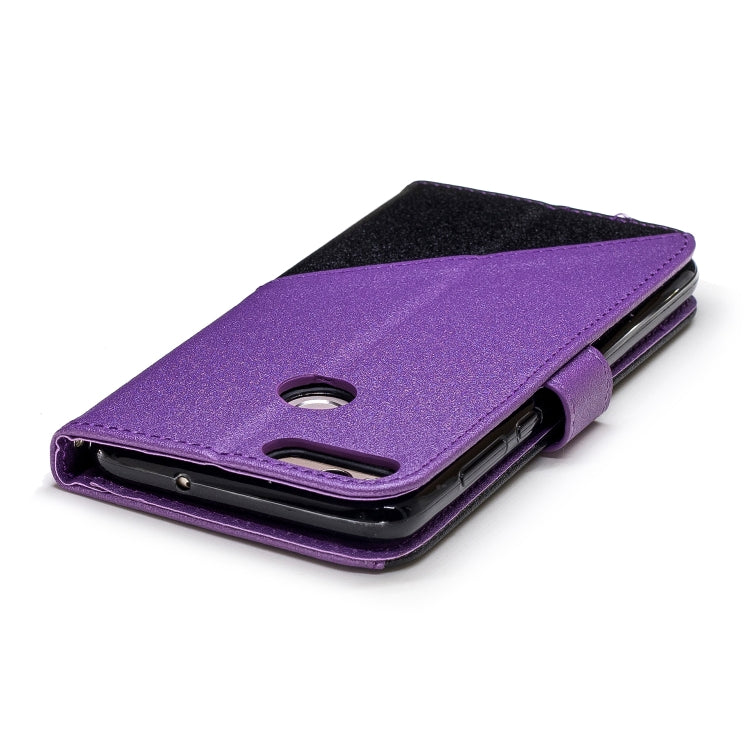 For Huawei Lmagine 7S Matching Color Frosted Texture Horizontal Flip PU Leather Case with Holder & Card Slots & Lanyard