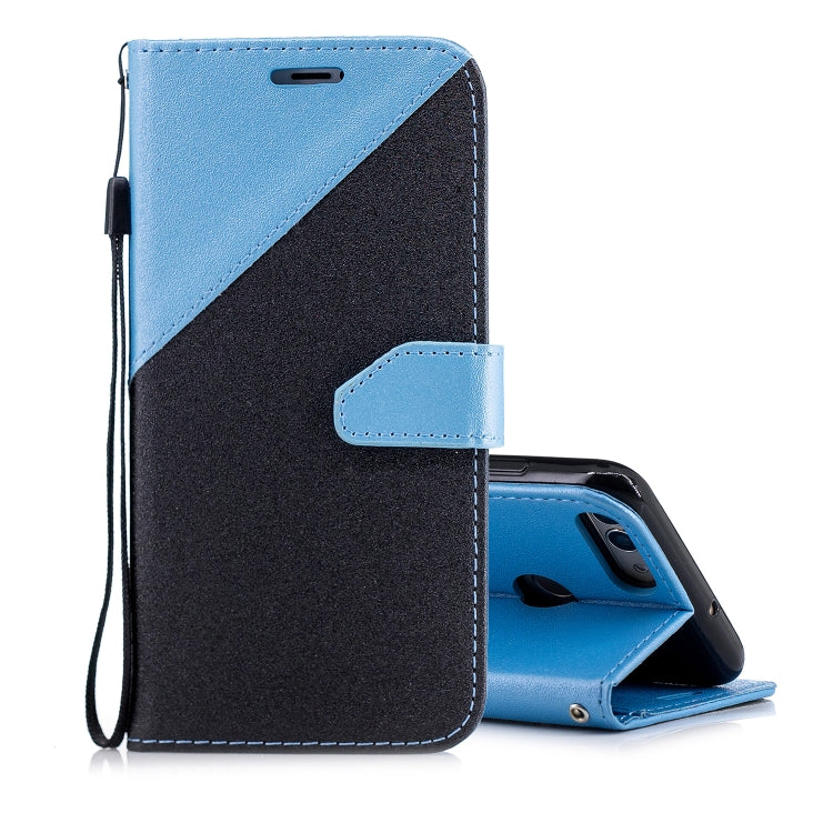 For Huawei Lmagine 7S Matching Color Frosted Texture Horizontal Flip PU Leather Case with Holder & Card Slots & Lanyard