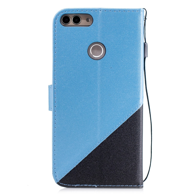 For Huawei Lmagine 7S Matching Color Frosted Texture Horizontal Flip PU Leather Case with Holder & Card Slots & Lanyard