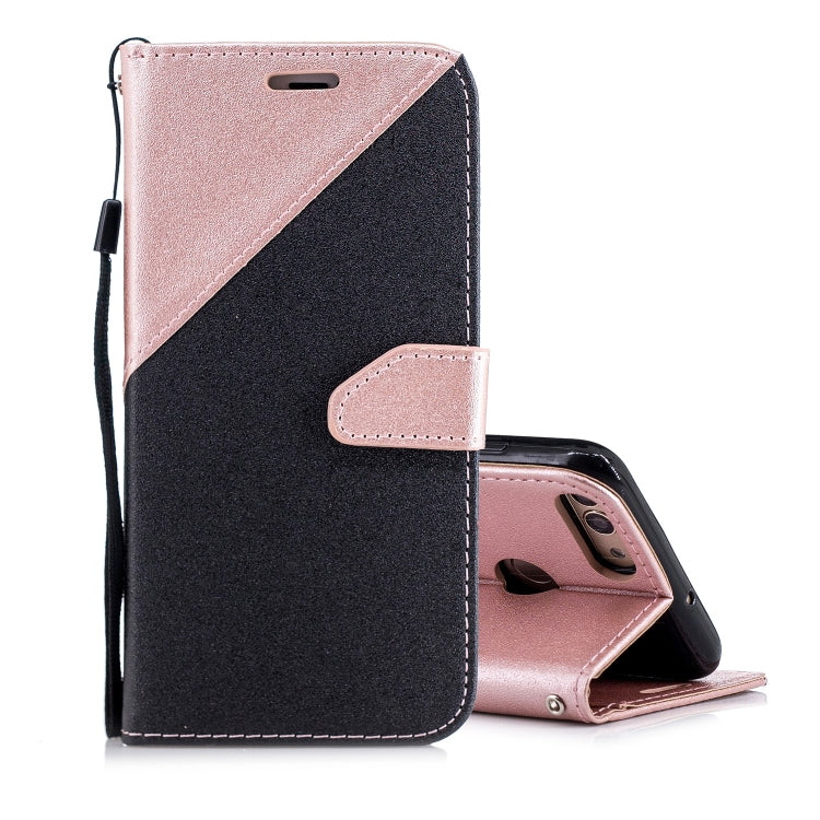 For Huawei Lmagine 7S Matching Color Frosted Texture Horizontal Flip PU Leather Case with Holder & Card Slots & Lanyard