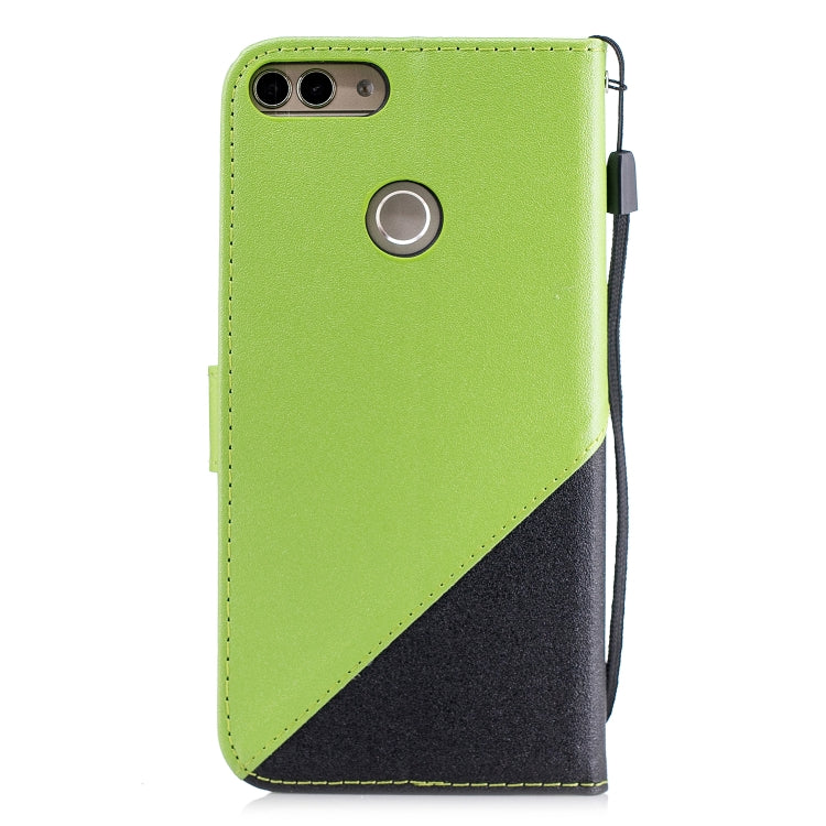 For Huawei Lmagine 7S Matching Color Frosted Texture Horizontal Flip PU Leather Case with Holder & Card Slots & Lanyard