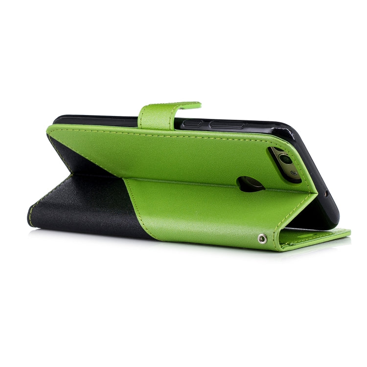 For Huawei Lmagine 7S Matching Color Frosted Texture Horizontal Flip PU Leather Case with Holder & Card Slots & Lanyard