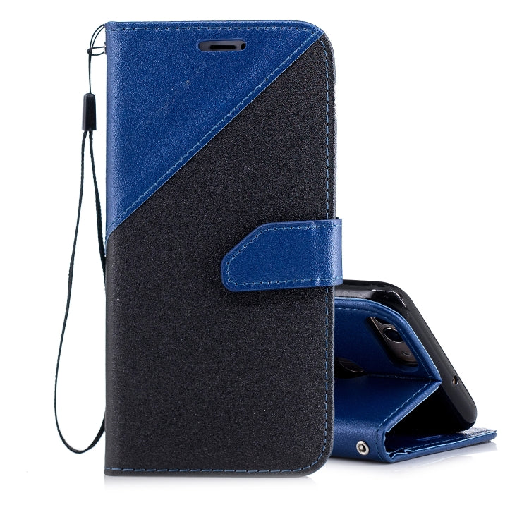 For Huawei Lmagine 7S Matching Color Frosted Texture Horizontal Flip PU Leather Case with Holder & Card Slots & Lanyard