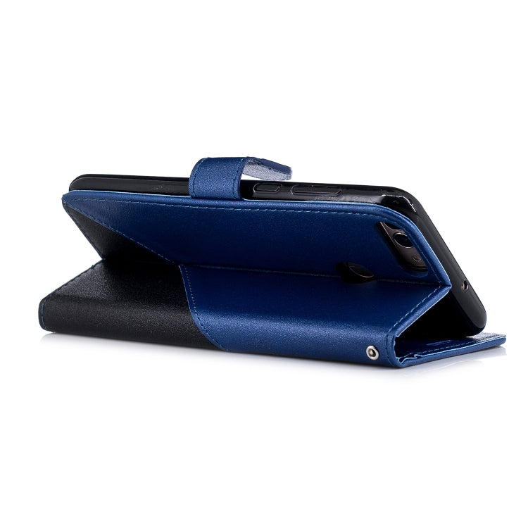 For Huawei Lmagine 7S Matching Color Frosted Texture Horizontal Flip PU Leather Case with Holder & Card Slots & Lanyard