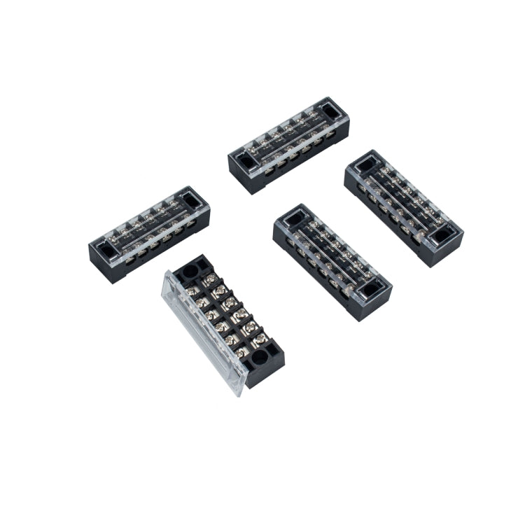 A4002 5 in 1 TB-1506 15A Double Row 6-position Fixed Power Screw Terminal