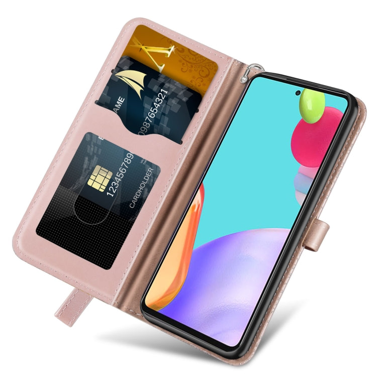 For Samsung Galaxy A53 5G Life of Tree Embossing Leather Phone Case