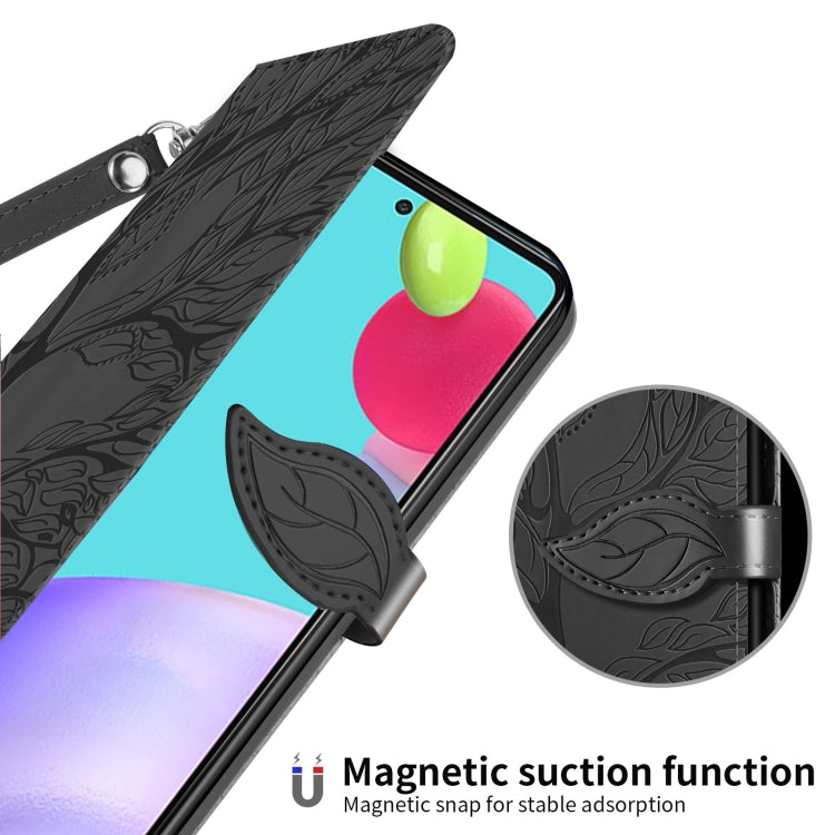 For Samsung Galaxy A53 5G Life of Tree Embossing Leather Phone Case