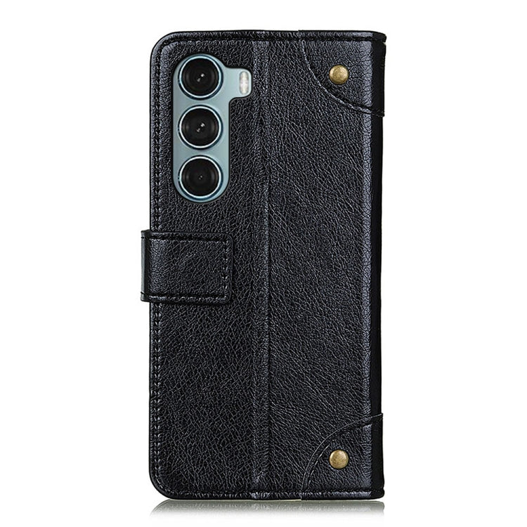 For Motorola Moto G200 5G/Edge S30 5G Copper Buckle Nappa Texture Horizontal Flip Leather Case