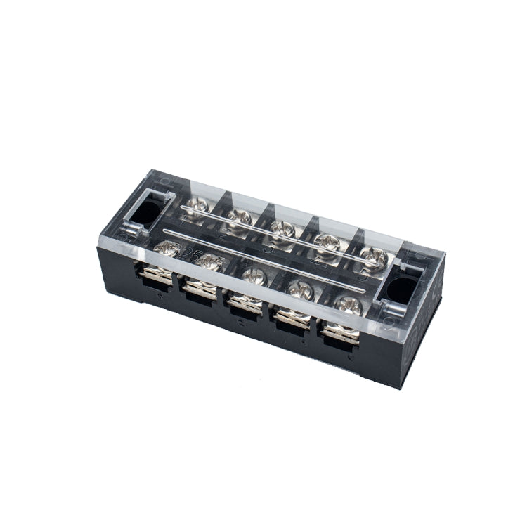 A4007 5 in 1 TB-2505 25A Double Row 5-position Fixed Power Screw Terminal