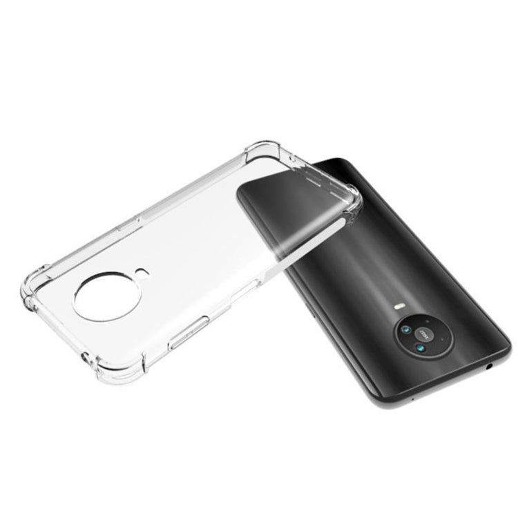 For Nokia 6.3 Shockproof Non-slip Thickening TPU Phone Case(Transparent)