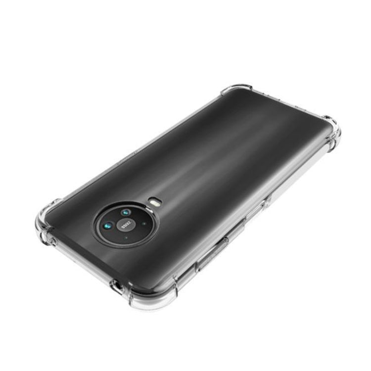 For Nokia 6.3 Shockproof Non-slip Thickening TPU Phone Case(Transparent)