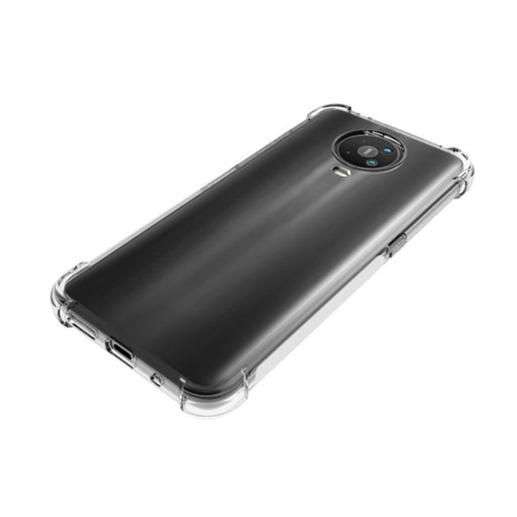 For Nokia 6.3 Shockproof Non-slip Thickening TPU Phone Case(Transparent)