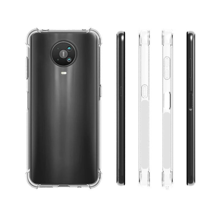 For Nokia 6.3 Shockproof Non-slip Thickening TPU Phone Case(Transparent)