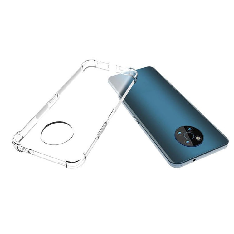 For Nokia G50 5G Shockproof Non-slip Thickening TPU Phone Case(Transparent)
