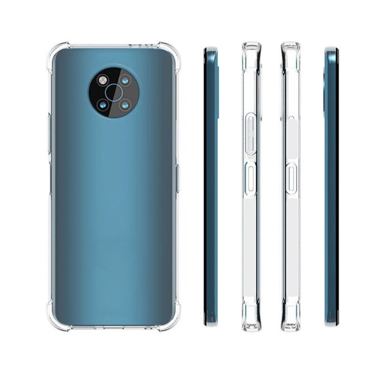 For Nokia G50 5G Shockproof Non-slip Thickening TPU Phone Case(Transparent)