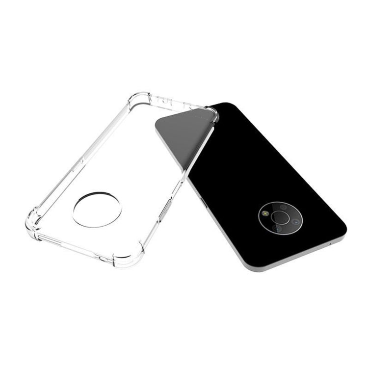 For Nokia G300 5G Shockproof Non-slip Thickening TPU Phone Case(Transparent)