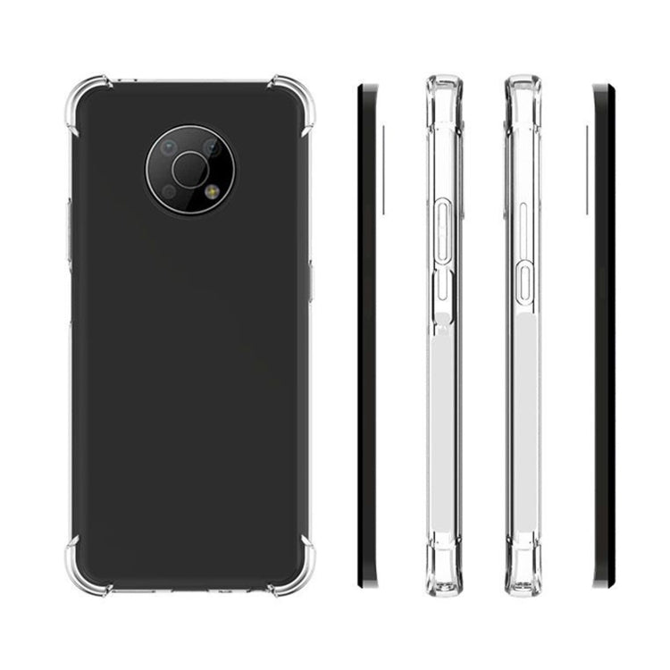 For Nokia G300 5G Shockproof Non-slip Thickening TPU Phone Case(Transparent)
