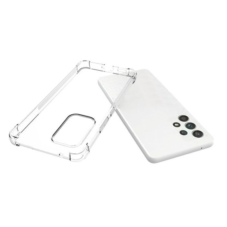 For Samsung Galaxy A53 Shockproof Non-slip Thickening TPU Phone Case(Transparent)