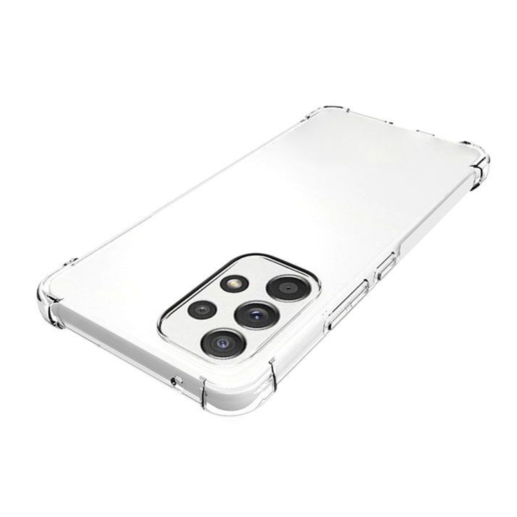For Samsung Galaxy A53 Shockproof Non-slip Thickening TPU Phone Case(Transparent)