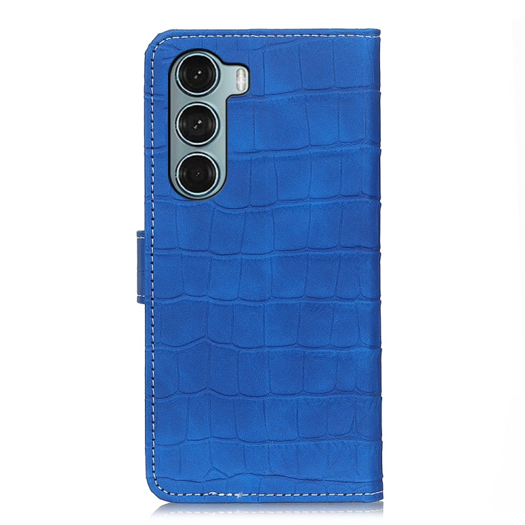 For Motorola Moto G200 5G/Edge S30 5G Magnetic Crocodile Texture Horizontal Flip Leather Phone Case
