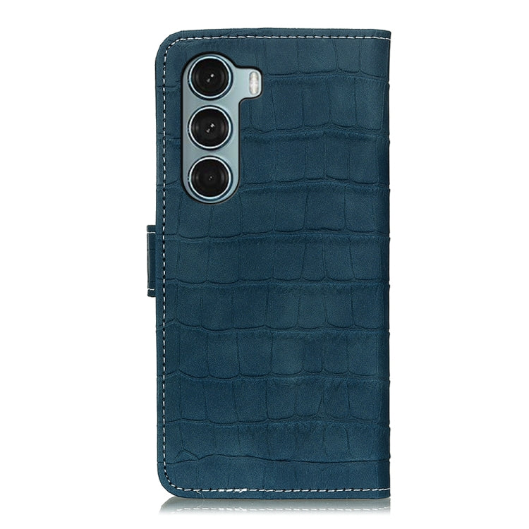 For Motorola Moto G200 5G/Edge S30 5G Magnetic Crocodile Texture Horizontal Flip Leather Phone Case