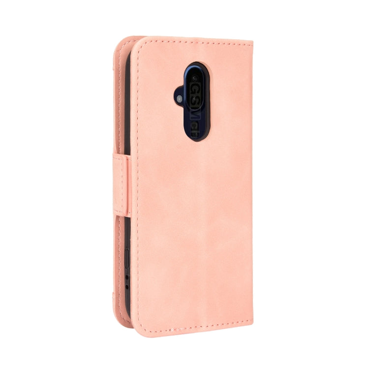 For Fujitsu Arrows F-52B JP Skin Feel Calf Pattern Leather Phone Case