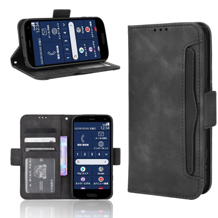 For Fujitsu Arrows F-52B JP Skin Feel Calf Pattern Leather Phone Case