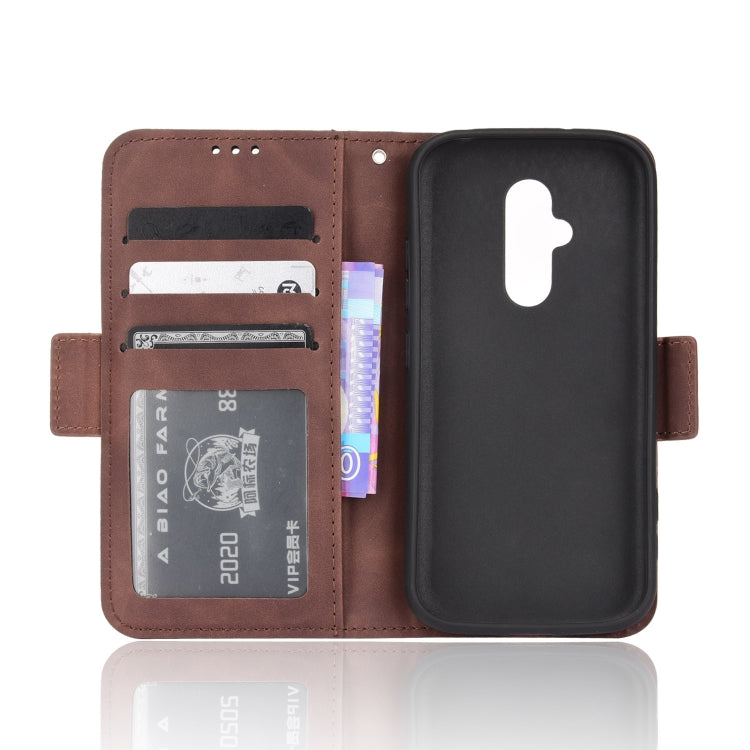 For Fujitsu Arrows F-52B JP Skin Feel Calf Pattern Leather Phone Case
