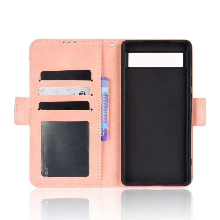 For Google Pixel 6a Skin Feel Calf Pattern Leather Phone Case